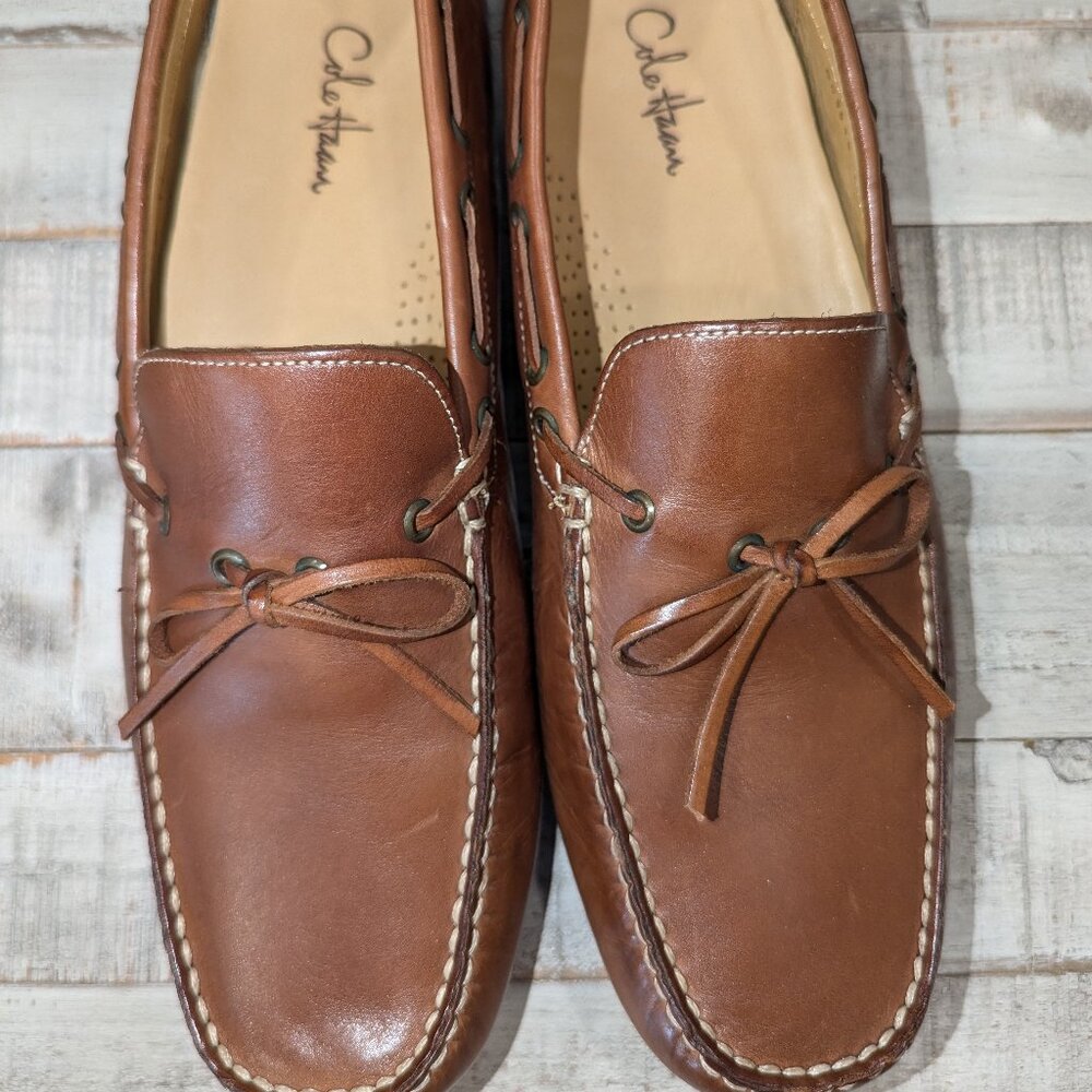Cole Haan Leather Camp Moccasins (Men's Size 10)
